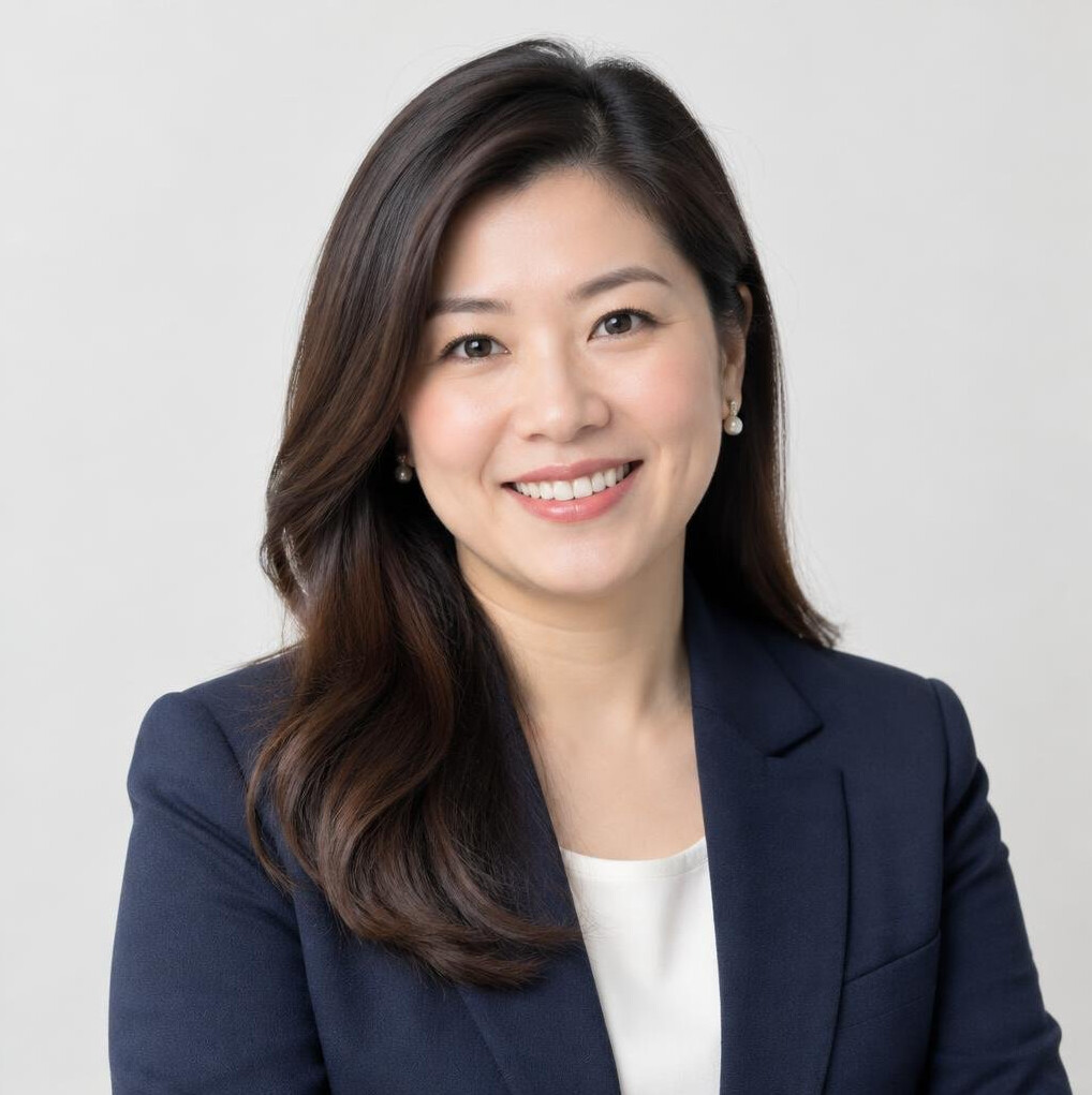 Portrait of a Chinese businesswoman smiling