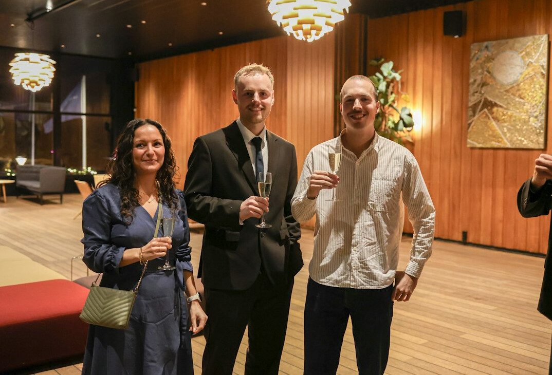 professionals at networking event